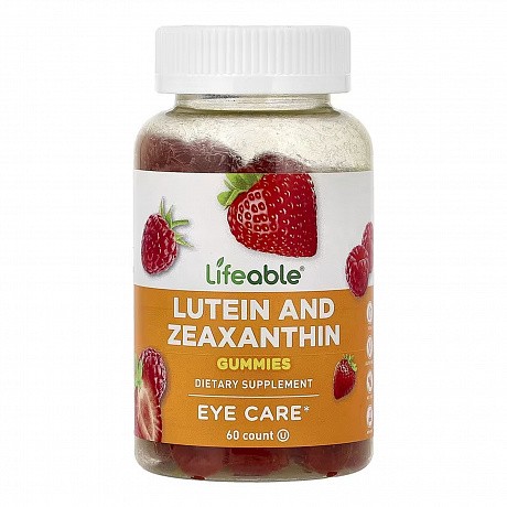 Lutein and Zeaxanthin Adults - 60 gummies (лютеїн і зеаксантин) - 64 - Molodo