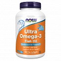 Ultra Omega-3 FO 500/250 Fish Gelatin - 180 Softgels (Ультра Омега-3 500 ЕПК / 250 ДГК) - 60 - Molodo