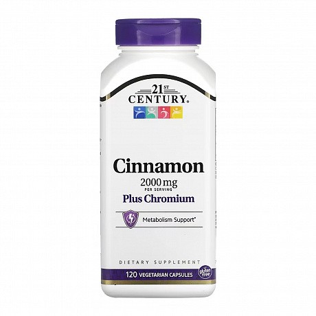 Cinnamon Plus Chromium - 120 veg caps (Кориця + Хром) - 64 - Molodo