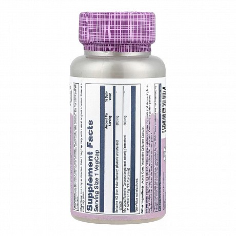 Berberine & Curcumin 600mg - 60 vcaps (Берберин и куркумин, Solaray) - 64 - Molodo