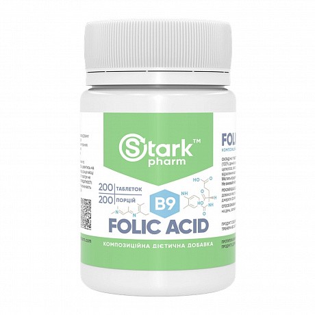 Stark Folic Acid - 200tab (Stark Pharm фолиевая кислота в таблетках) - 66 - Molodo