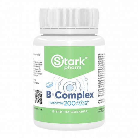 B-Complex - 200 tabs (нейропротектор, підтримка нервової системи) - 64 - Molodo