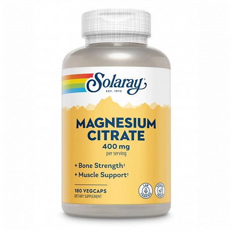 Magnesium Citrate 400mg - 180 veg caps (Магния цитрат) - 64 - Molodo