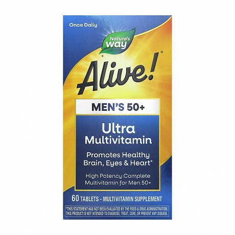Once Daily Men's 50+ Ultra Multivitamin - 60 tabs (Мультивитамины для мужчин) - 65 - Molodo