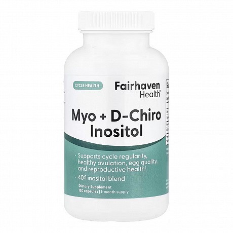 Myo + D-Chiro Inositol - 120 caps (Мио-инозитол и D-хиро инозитол) - 64 - Molodo
