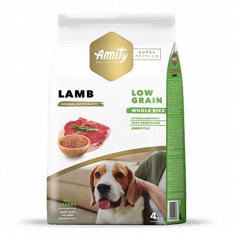 AMITY Super Premium Lamb, сухий корм для дорослих собак, з ягням  4 кг - 59 - Molodo