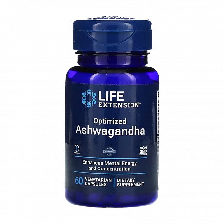 Optimized Ashwagandha - 60 veg caps (Ашваганда экстракт) - 64 - Molodo