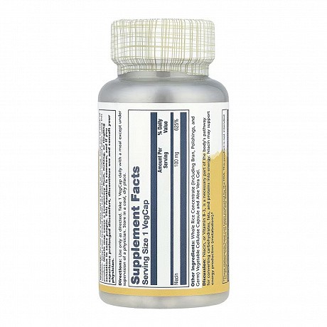 Niacin 100mg - 100 vcaps (Ніацин Вітамін B3 Solaray) - 66 - Molodo
