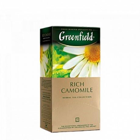 Чай травяний Rich Camomile Greenfield (25 пак.) - 58 - Molodo