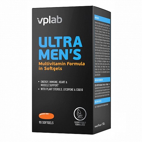 Ultra Men's Multivitamin - 90 softgels (Мультивітамінна формула для чоловіків) - 68 - Molodo