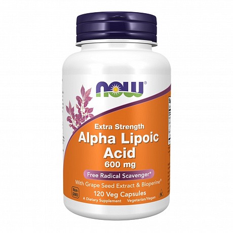 Alpha Lipoic Acid 600mg - 120 caps (Альфа-ліпоєва кислота) - 64 - Molodo