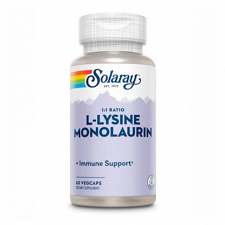 L-Lysine Monolaurin 1:1 - 60 veg caps (L-лизин и монолаурин) - 64 - Molodo