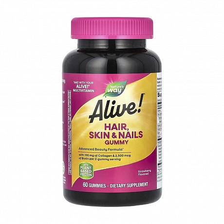Hair, Skin & Nail Gummy - 60 gummies (Комплекс для кожи, волос, ногтей) - 64 - Molodo
