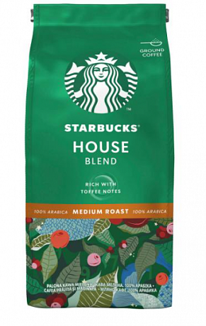Кофе натуральный жареный молотый STARBUCKS House Blend, 200 г - 58 - Molodo
