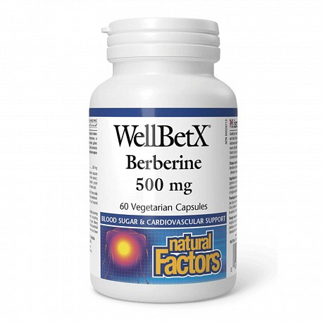 WellBetX Berberine 500mg - 60 veg caps (Берберин) - 63 - Molodo