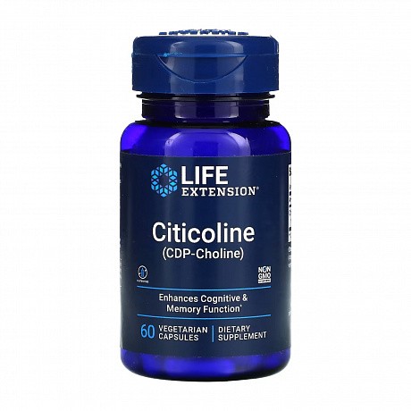 Citicoline (CDP-Choline) - 60 vcaps (Цитиколін у формі ЦДФ-холіну) - 64 - Molodo