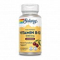 Vitamin B-12 5000mcg - 30 lozenges Natural Cherry (Витамин B12 Solaray 5000 мкг черешня) - 60 - Molodo