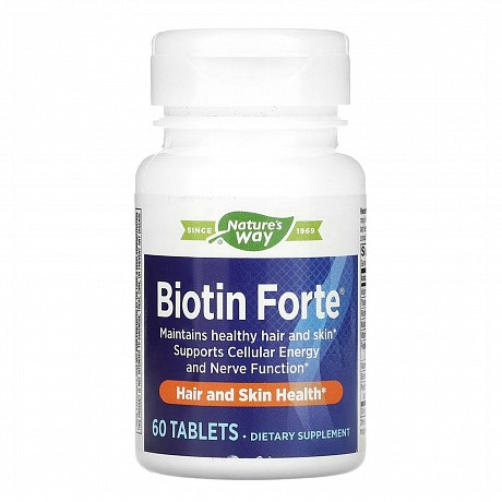 Biotin Forte 5 mg - 60 tabs (Биотин) - 64 - Molodo