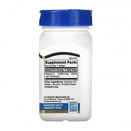 A 3000 mcg (10,000 IU) - 110 softgels (Вітамін A) - 65 - Molodo