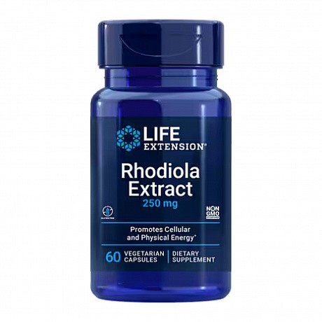 Rhodiola Extract 250mg - 60 veg caps (Родіола) - 63 - Molodo