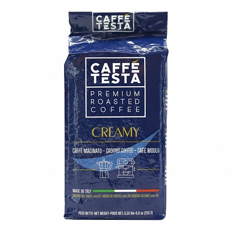 Кава мелена Caffe Testa Creamy 50% Арабіка 50% Робуста 250г - 58 - Molodo