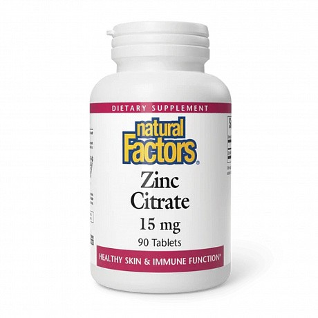 Zinc Citrate 15mg - 90 tabs (Цинк цитрат) - 64 - Molodo