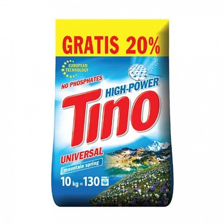 Стиральный порошок Tino High-Power Mountain spring универсальный 10 кг - 61 - Molodo