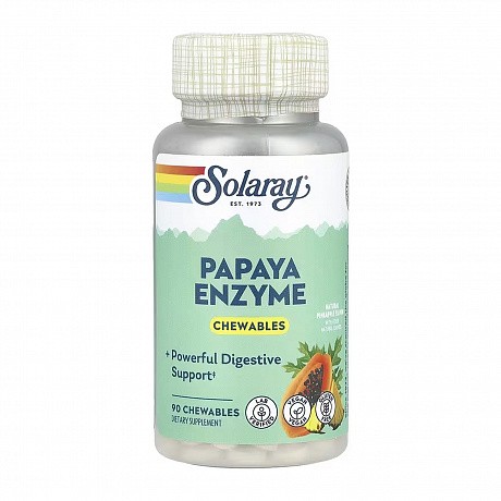 Papaya Enzyme - 90 chewables (Энзимы папаи) - 63 - Molodo