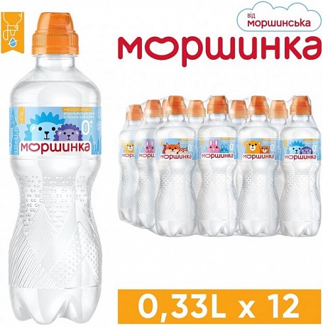 Моршинка Спорт 0,33 л вода минеральная негазованная 12 шт. - 59 - Molodo