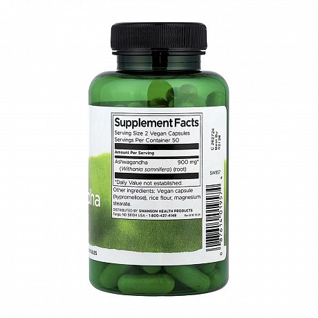 Ashwagandha 450mg - 100 veg caps (Екстракт кореня ашваганди) - 64 - Molodo