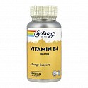 Vitamin B-1 100mg - 100 vcaps (Витамин Б1 Тиамин Solaray) - 61 - Molodo