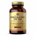 Resveratrol 250mg with Red Wine Extract - 60 softgels (Ресвератрол Solgar) - 62 - Molodo