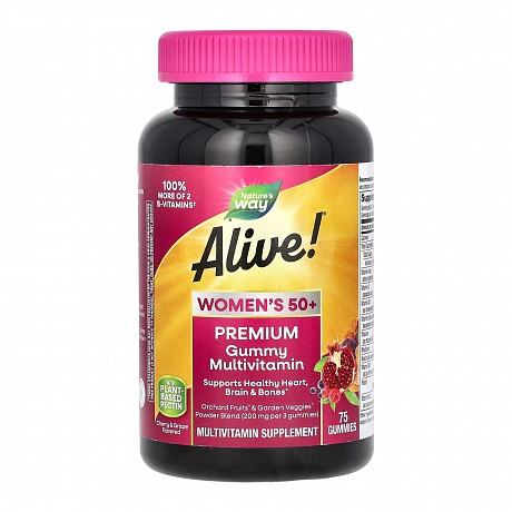 Women's 50+ Premium Multivitamin - 75 gummies (Мультивітаміни для жінок) - 64 - Molodo
