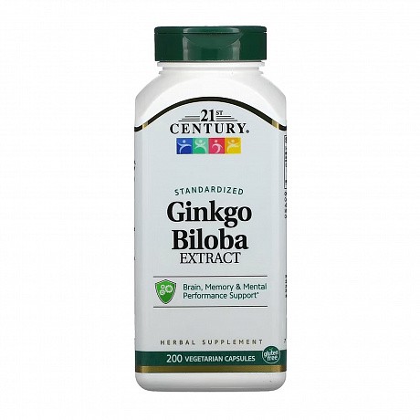 Ginkgo Biloba Extract - 200 veg caps ( Гінко білоба ) - 65 - Molodo