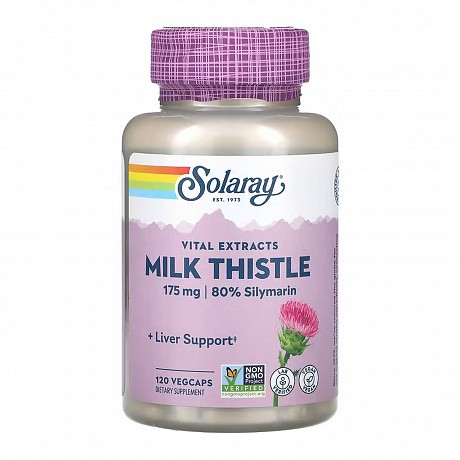 Milk Thistle Seed Extract 175mg - 120 veg caps (Екстракт насіння розторопші) - 63 - Molodo