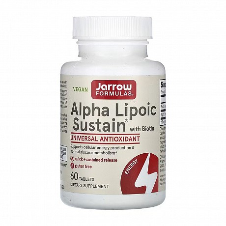 Alpha Lipoic Sustain 300 mg - 60 tabs (Альфа-липоевая кислота) - 65 - Molodo