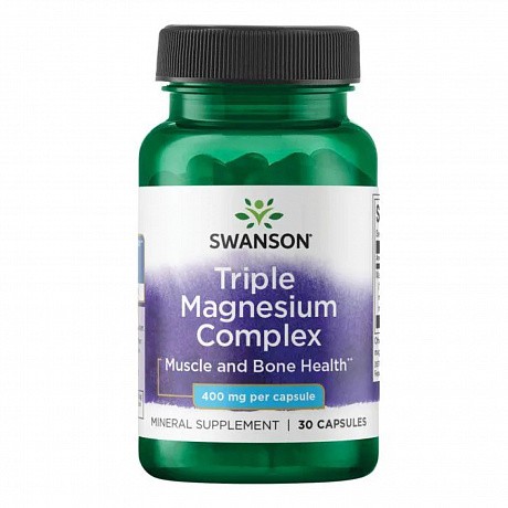 Triple Magnesium Complex 400mg - 30caps (Магній потрійний комплекс) - 64 - Molodo