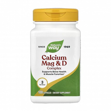 Calcium-Magnesium-Vitamin D – 100 caps (Кальций Магний и Витамин D) - 66 - Molodo