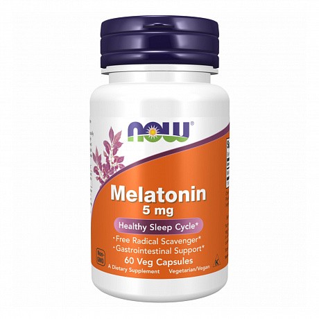 Melatonin 5 mg - 60 veg caps (Мелатонін) - 65 - Molodo