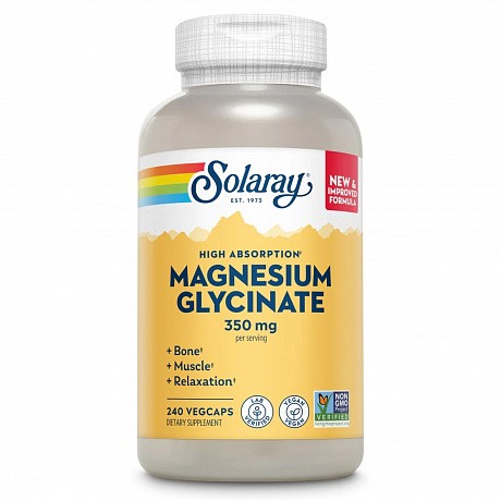 Magnesium Glycinate 350mg - 240 veg caps (Магній гліцинат) - 64 - Molodo