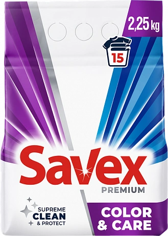 Стиральный порошок Savex Color&Care automat 2,25 кг - 60 - Molodo