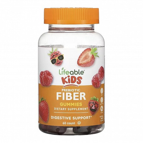 Prebiotic Fiber Kids - 60 gummies (Пребіотик для дітей від 2+ років, пребіотична клітковина) - 64 - Molodo