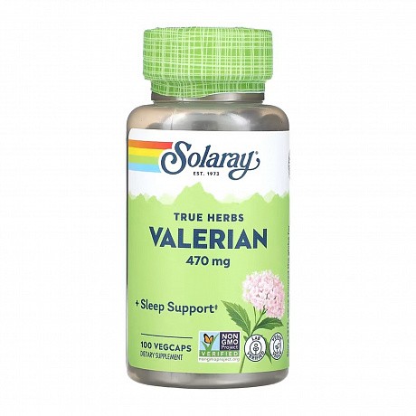 Valerian Root 470mg - 100 vcaps (Валеріана Solaray) - 65 - Molodo
