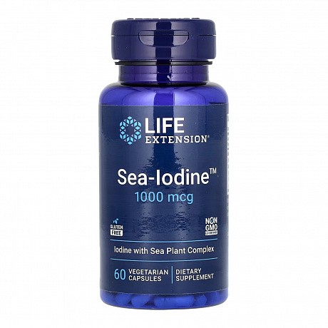 Sea-Iodine™ 1000mcg - 60 vcaps (Морской Йод) - 64 - Molodo