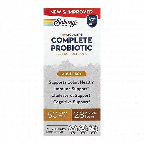 Complete Probiotic Adult 50+ - 30 veg caps (Пробіотичний комплекс) - 65 - Molodo