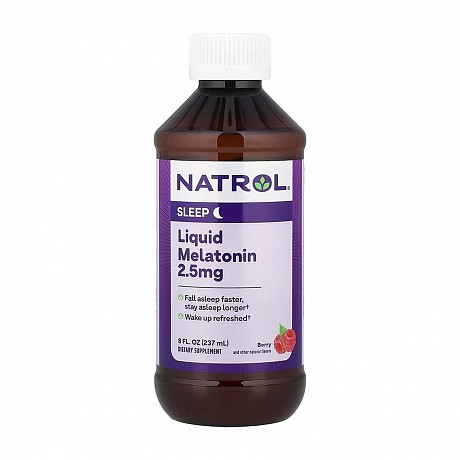 Melatonin Liquid 2.5mg - 237 ml (Мелатонин) - 64 - Molodo