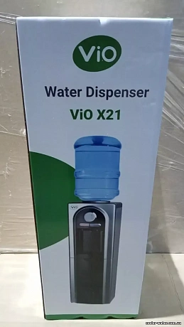 Кулер для водиVIO Х21-FNC  чорно-серебряный, без охлаждения, со шкафчиком - 68 Кулер для водиVIO Х21-FNC  чорно-серебряный, без охлаждения, со шкафчиком - 68 - Molodo