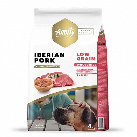 Корм для собак AMITY Super Premium Iberian Pork корм дорослих собак, з іберійською свининою 4 кг - 59 - Molodo