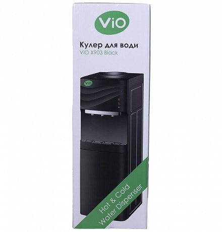 Кулер для води VIO X903-FEC чорний, електронне охолодження, з шафкою - 74 - Molodo