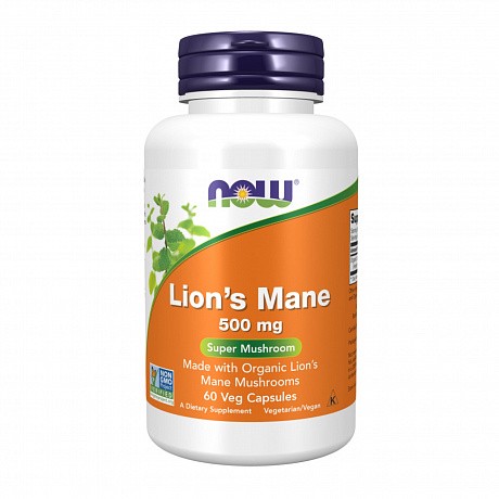 Lion's Mane 500mg - 60 veg caps (Їжовик гребінчастий) - 65 - Molodo